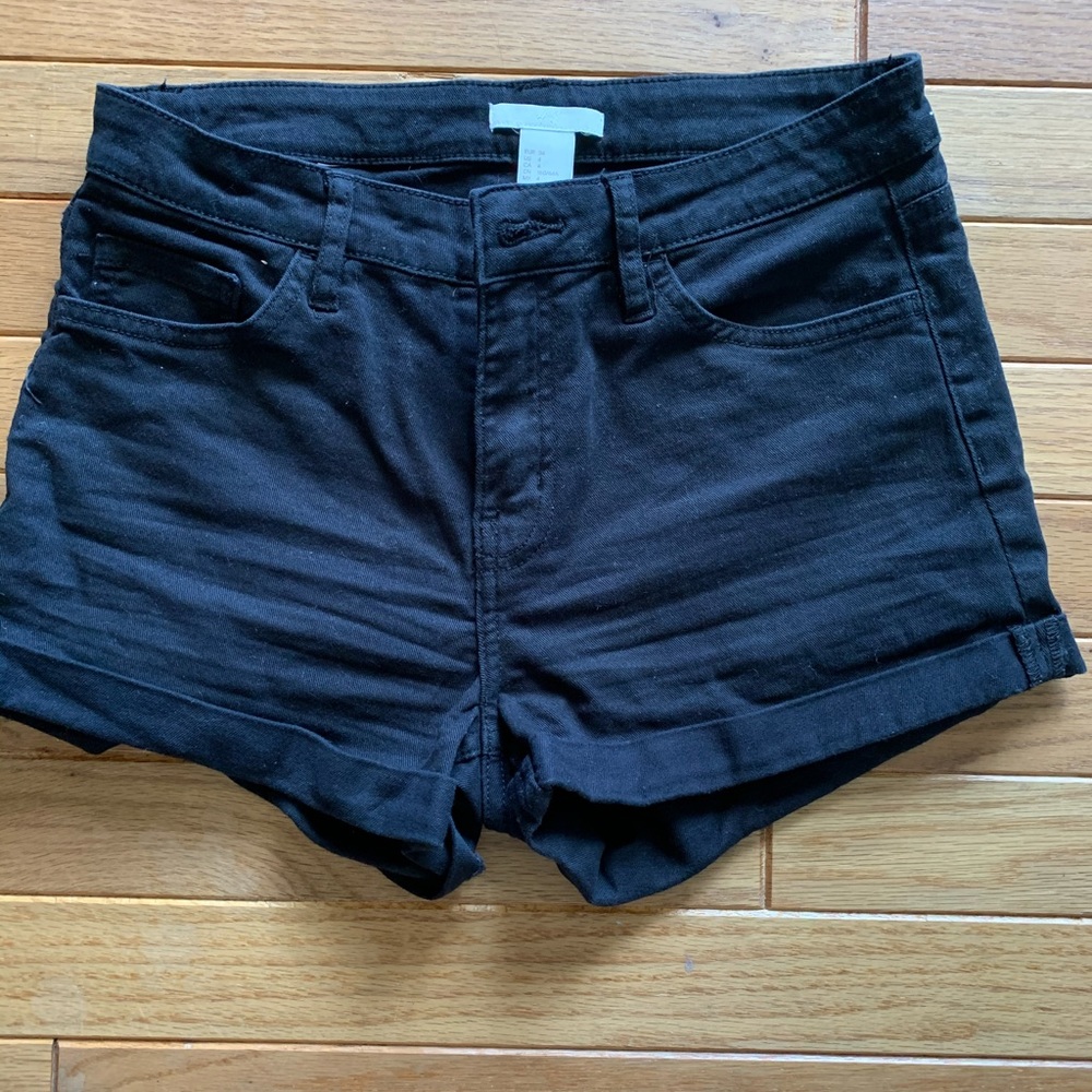 Denim shorts